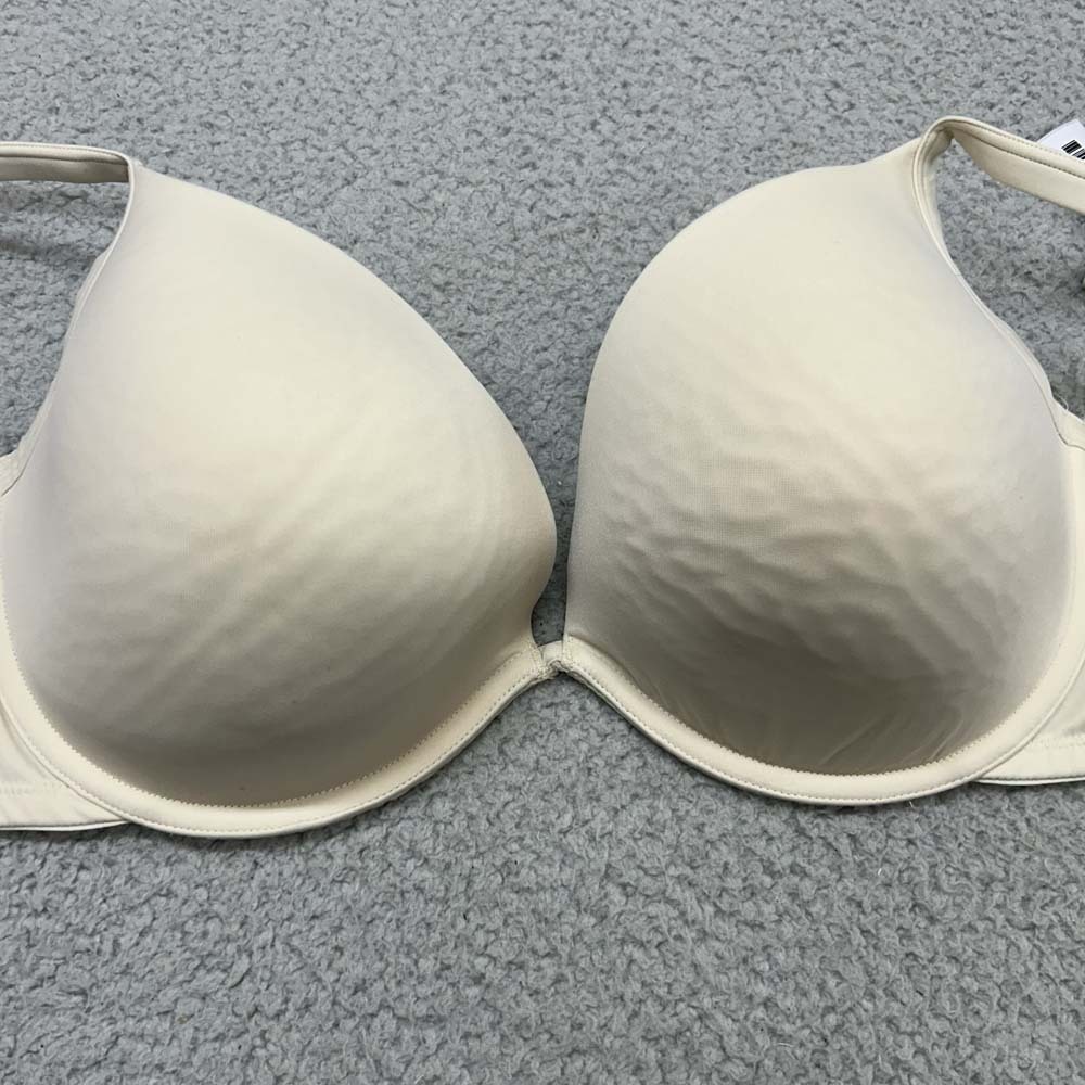 Cacique Bra 40DD Full Coverage Bra  Cotton Plunge Lane Bryant Underwire